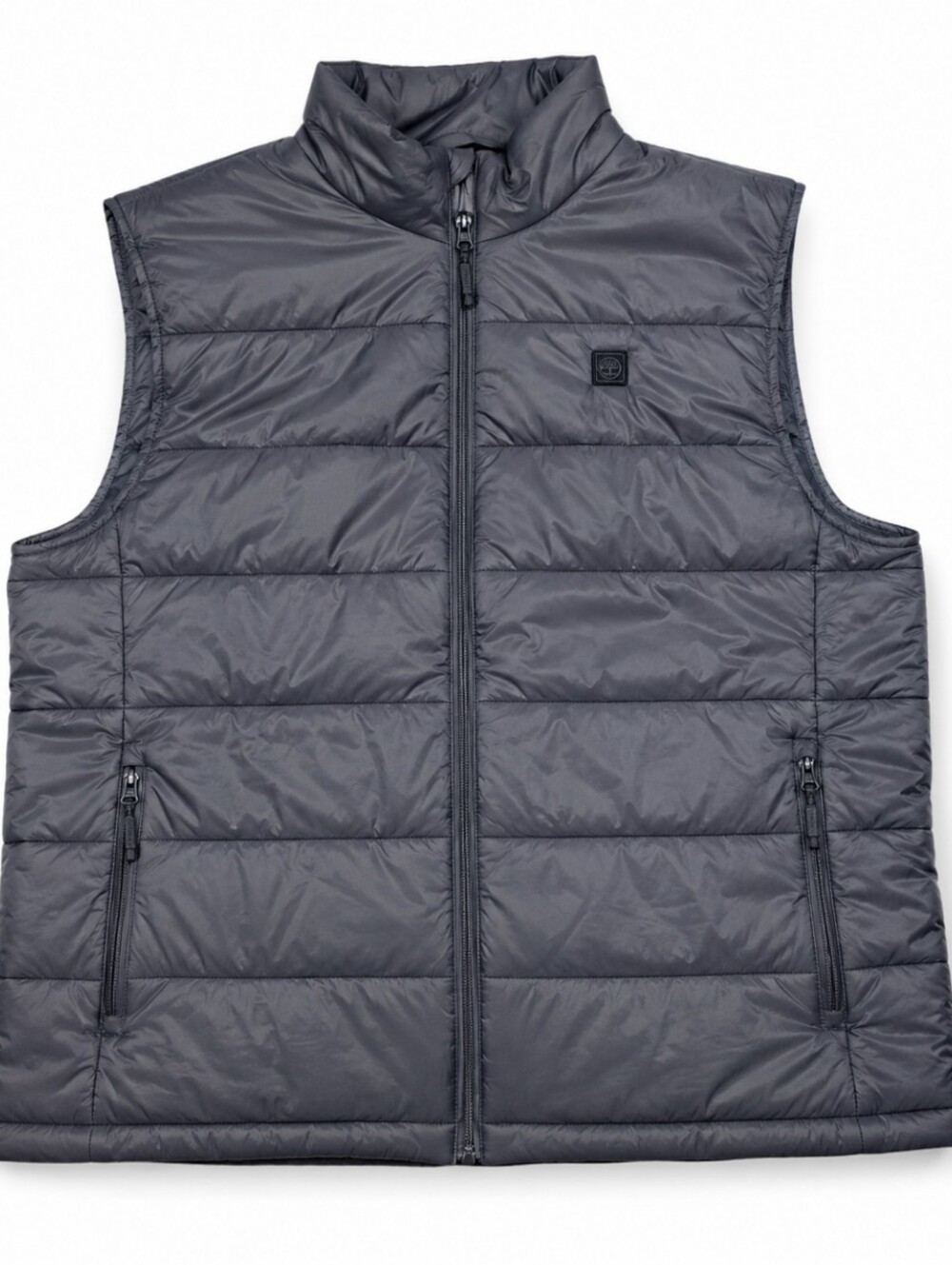 ORORO Men’s Heated Puffer Vest Medium Black Full Zip Insulated Rechargeable